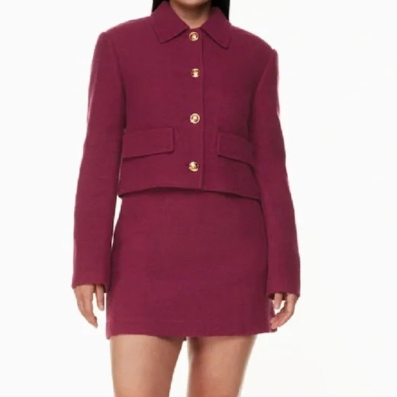 Aritzia Jackets & Blazers - Aritzia Babaton Frances Jacket Elixir Purple